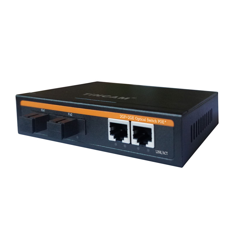 1000M 2*Fiber +2*POE port POE Switch