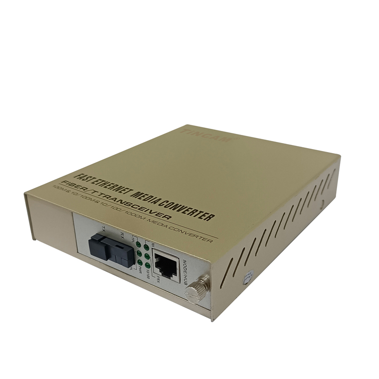 10/100M單纖插卡式內置電源 光纖收發器
