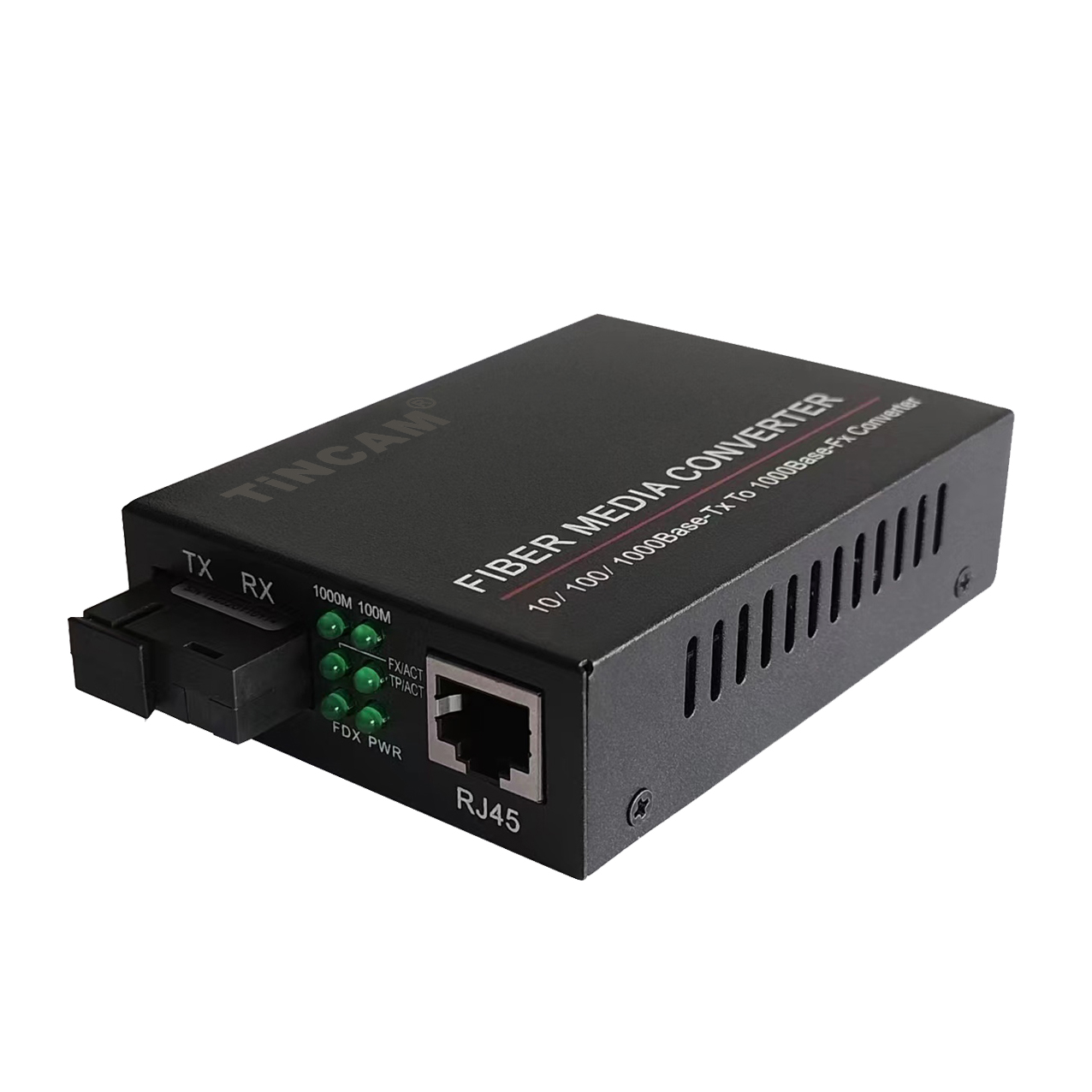 10/100/1000M 外置電源 單模單纖 SC光纖收發器